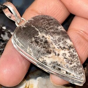 Dendritic Agate Pendant 2 1/2”